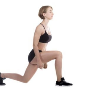 body weight exercises - split squat