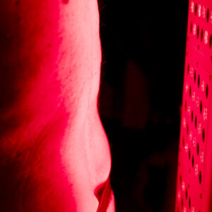 Red Light Therapy on the back